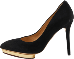pre-owned 105mm suede pumps