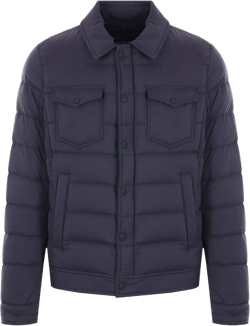 classic-collar down jacket