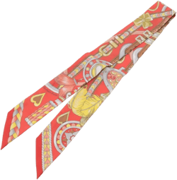2000s Harnais De Coeur silk scarf