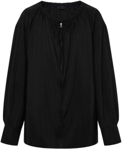 Half Zip Comfy Blouse