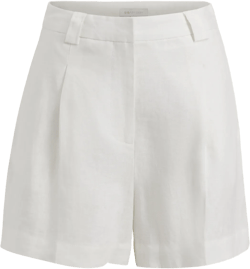 Lila Linen Pleat Front Short