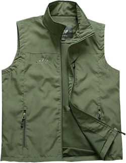Yimoon Men's Utility Vest Fishing Safari Photo Vest with Pockets