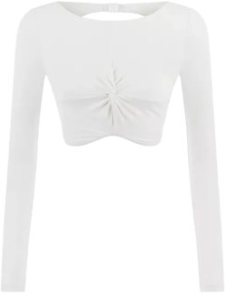 Women's Crop Top with Knot