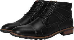 Steve Madden Men's Jotting Fashion Boot 12.5 Black Leather