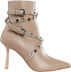 Jaunts Eyelets & Studs Harness Ankle Boots