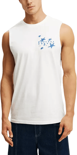 Men's Graphic Muscle Tank Top