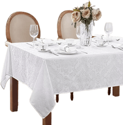 Elrene Caiden Damask Tablecloth - 52" x 52"