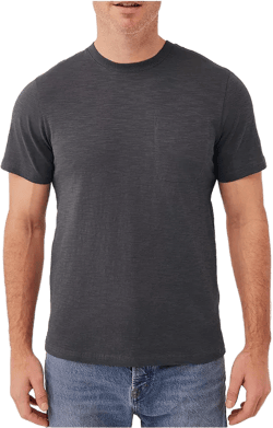 Organic Cotton Field Midweight Slub Crew Tee