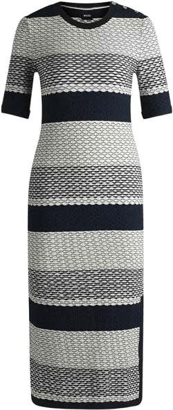 Women's Structured-Stripe Dress