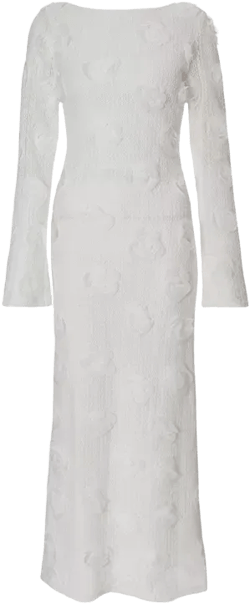 QUIZ Women's 3D Floral Knit Maxi Dress Dress