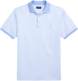 Men's Big & Tall Houndstooth Jersey Polo Shirt