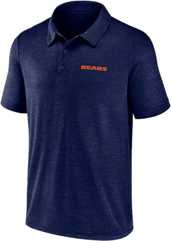 Men's Navy Chicago Bears Unstoppable Polo Shirt