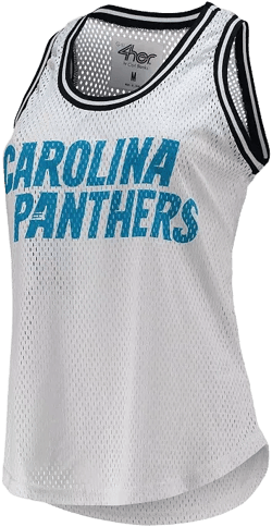 G-III Sports by Carl Banks Women's White Carolina Panthers Formation Tank Top