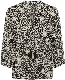 Women's Tropic Mix Print Tunic Blouse
