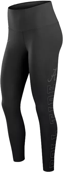 Women's Black Alabama Crimson Tide Zenvy Performance Leggings