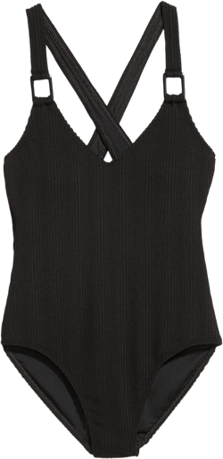 Ribbed One-Piece Swimsuit | Old Navy