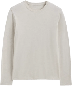 The Essential Organic Long-Sleeve Tee