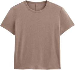 The Box-Cut Tee in Cotton Linen
