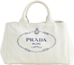 Prada 2-Way Canapa Tote Bag, Canvas