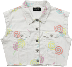 Color Lollipop Sleeveless Vest 