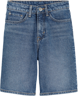 Loose Fit Denim Shorts