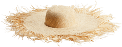 Frayed Straw Hat