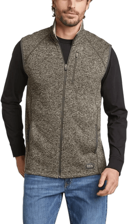 Eddie Bauer Men's Radiator Sweater Fleece Vest 2.0