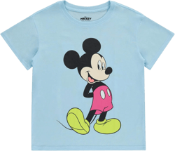 Disney Ladies Mickey Mouse Fashion Shirt Minnie Mouse Multi Print Tee - Classic Park and World Tee
