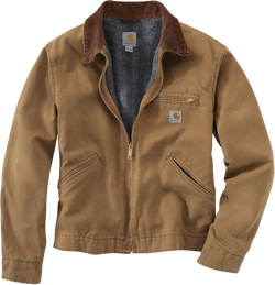 Carhartt Men's Duck Detroit Jacket 3XL TLL Carhartt Brown