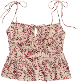 AE Tie Strap Corset Tank Top
