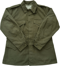 M43 Field Jacket with Cap WW2 M1943 Uniform Vintage Men Olive Cotton Cargo Jackets WWII US M-1943 Trench Coat OD