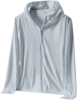 Mens Sun Jacket UPF 50+ Hoodie Summer Full Zip Uv SPF Cooling Shirt Lightweight Thin Summer Athletic Track Jackets Gray Large