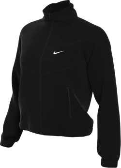 Nike Women's Windrunner Loose UV Woven Full-Zip Jacket, Black/White