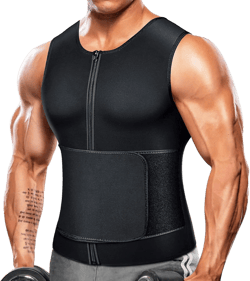 Mayboom Mens Waist Trainer Sauna Vest for Men Weight Loss Body Shaper Sweat Vest for Men Faja Para Hombre Plus Size