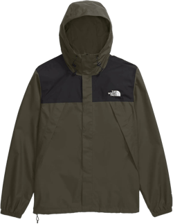 THE NORTH FACE Men's Antora Waterproof Jacket (Standard & Big Size) | Windproof & Waterproof Rain Coat, Adjustable Hood 4X New Taupe Green/Tnf Black