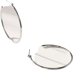Thin Sparkle Hoop Earrings