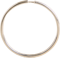 Eva Maxi Hoops - Silver - TU