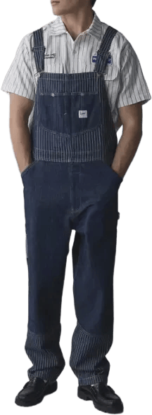 Lee Patchwork Slouchy Bib Overall