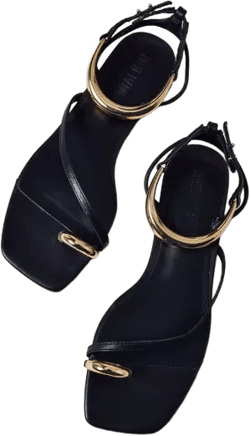 Steve Madden Odyssey Flat Leather Sandal