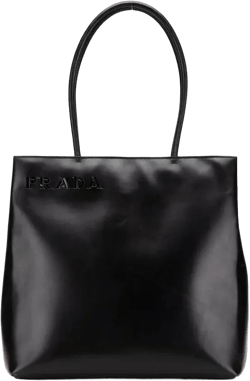 Patent leather tote