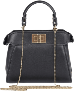 Peekaboo mini pocket leather crossbody bag