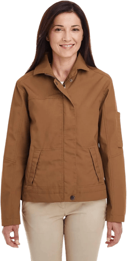 Ladies' Auxiliary Canvas Work Jacket XL DUCK BROWN