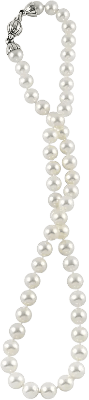 LAGOS Sterling Silver Luna Cultured Pearl Necklace, 18"