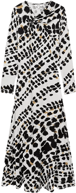 REISS Vanita Twist Maxi Dress