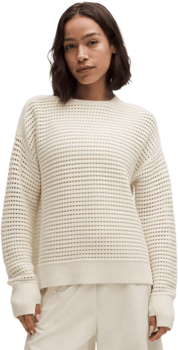 Cotton Crochet Pullover