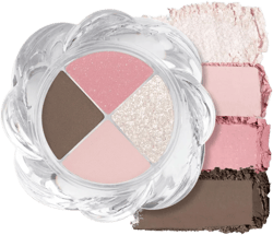 Twist Pot Eye Shadow Palette Mini Matte Shimmer Korean (01 Fairy Pink) - Cool Toned Pink Palettes for Eyes, Objet Makeup