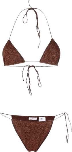 Lumière glittered bikini set