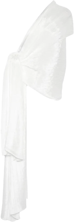 plissé scarf