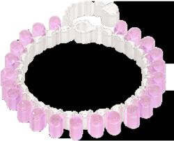 Glazed Donuts Bracelet in Silver