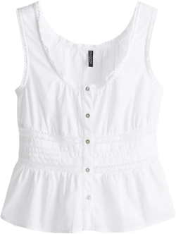 Sleeveless Peplum Top